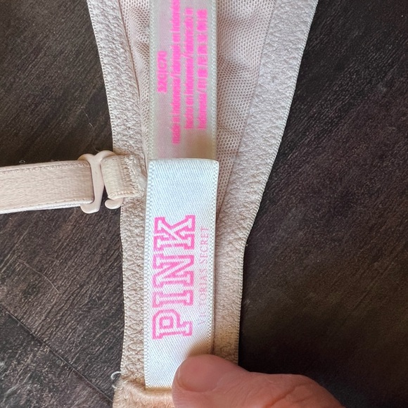 PINK Victoria secret Women's Cream push up Bra size 32C - Picture 4 of 4